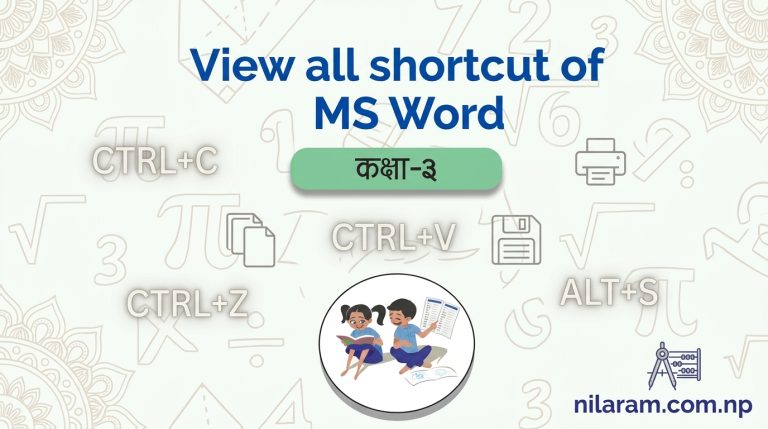 View all shortcut of MS Word