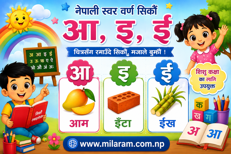 नेपाली स्वर वर्णहरु